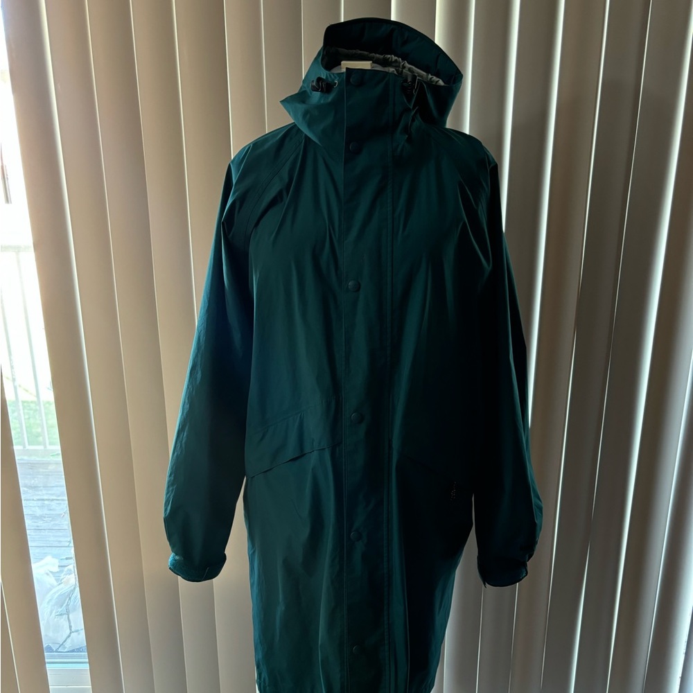 Vintage L.L Bean Green Hooded Goretex Raincoat